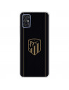 Funda para ZTE Blade V2020 del Atlético de Madrid Escudo Dorado Fondo Negro  - Licencia Oficial Atlético de Madrid