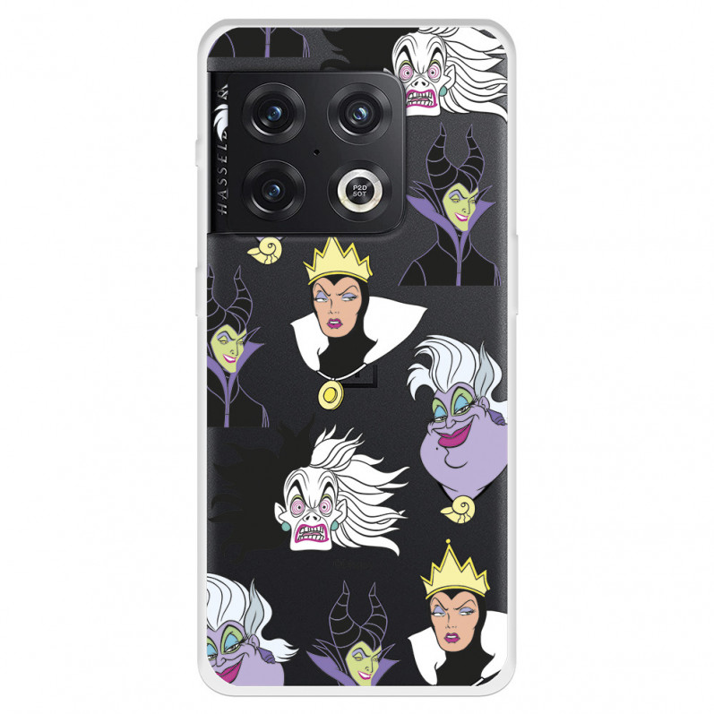 Funda para OnePlus 10 Pro Oficial de Disney Villanas Patrón - Villanas Disney