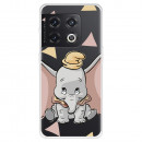 Funda para OnePlus 10 Pro Oficial de Disney Dumbo Silueta Transparente - Dumbo