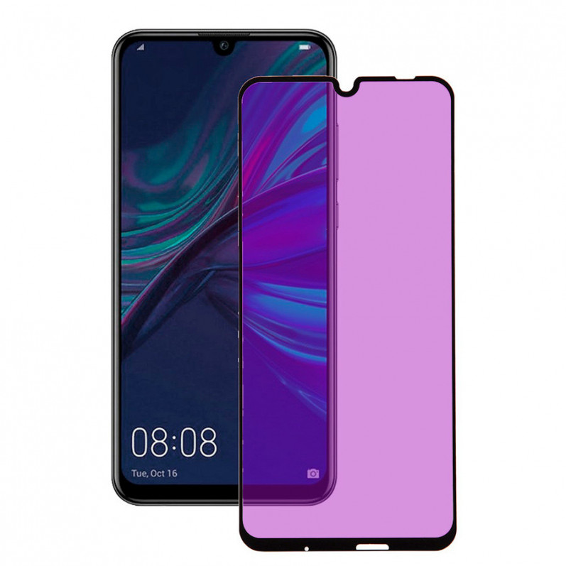 Volledig gehard glas Anti Blue-Ray zwart voor Huawei P Smart 2019