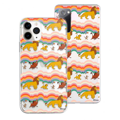 Coque Officielle Disney - Le Roi Lion avec Arc-En-Ciel