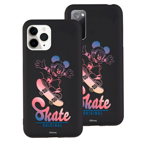 Coque UltraSoft Noire Officielle Disney - Mickey Skate