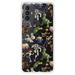 Funda para TCL 306 Oficial de Disney Muñecos Toy Story Siluetas - Toy Story