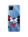 Funda para Realme Narzo 50 Oficial de Disney Mickey y Minnie Beso - Clásicos Disney