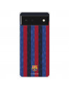 Funda para Google Pixel 6 del FC Barcelona Fondo Rayas Verticales  - Licencia Oficial FC Barcelona