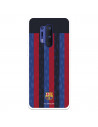 Funda para OnePlus 8 Pro del FC Barcelona Fondo Rayas Verticales  - Licencia Oficial FC Barcelona