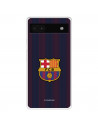 Funda para Google Pixel 6A del FC Barcelona Rayas Blaugrana  - Licencia Oficial FC Barcelona