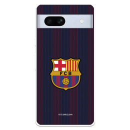 Funda para Google Pixel 7A del FC Barcelona Rayas Blaugrana  - Licencia Oficial FC Barcelona