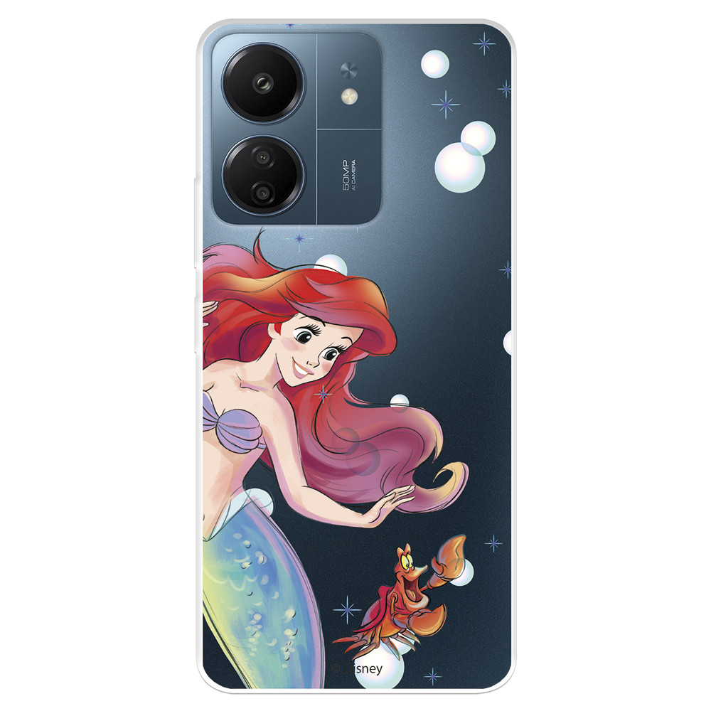 Funda para Xiaomi Redmi Note 13 4G Oficial de Disney Ariel y