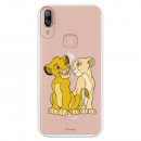 Carcasa Oficial Disney Simba y Nala transparente para V Smart Active 1 Plus - El Rey León- La Casa de las Carcasas