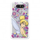 Carcasa Oficial Disney Campanilla Flores Transparente para LG G5 - Peter Pan- La Casa de las Carcasas