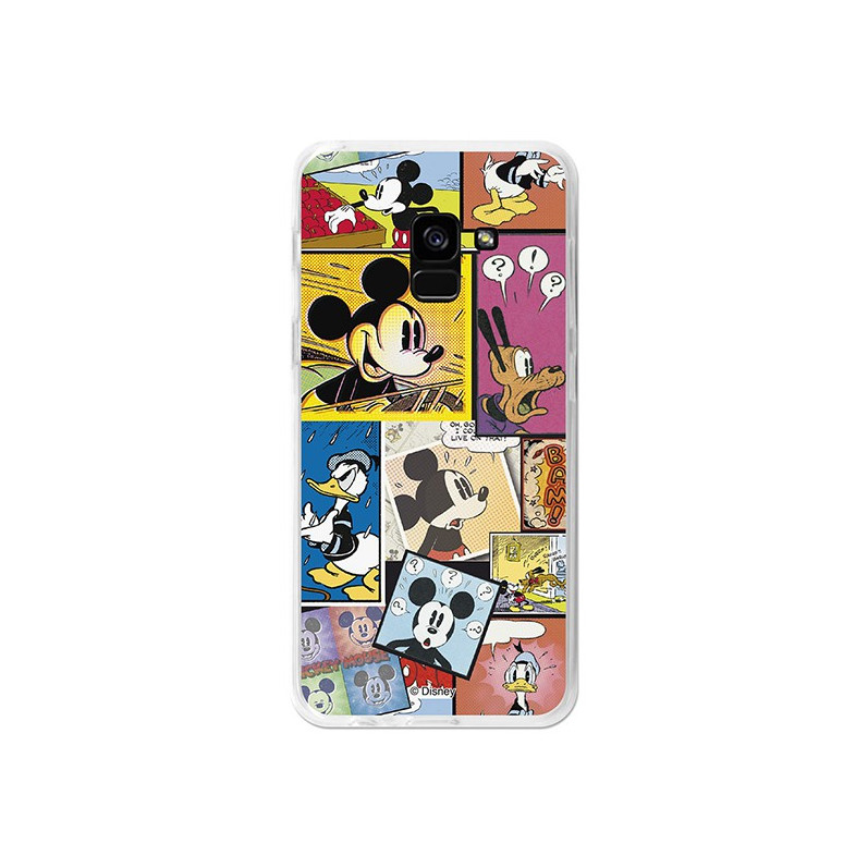 Officieel Disney Mickey Comics Samsung Galaxy A5 2018 hoesje