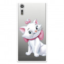 Officiële Disney Marie Silhouette transparante hoes voor Sony Xperia XZ - The Aristocats