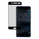 Compleet zwart gehard glas voor Nokia 5