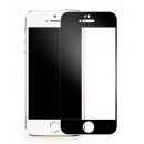 Volledig zwart gehard glas voor iPhone SE 2016