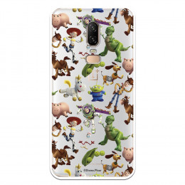 Carcasa Oficial Carcasa Oficial Disney Toy Story Siluetas Transparente - Toy Story para Oneplus 6- La Casa de las Carcasas