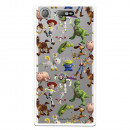 Carcasa Oficial Carcasa Oficial Disney Toy Story Siluetas Transparente - Toy Story para Sony Xperia XZ1- La Casa de las Carcasas