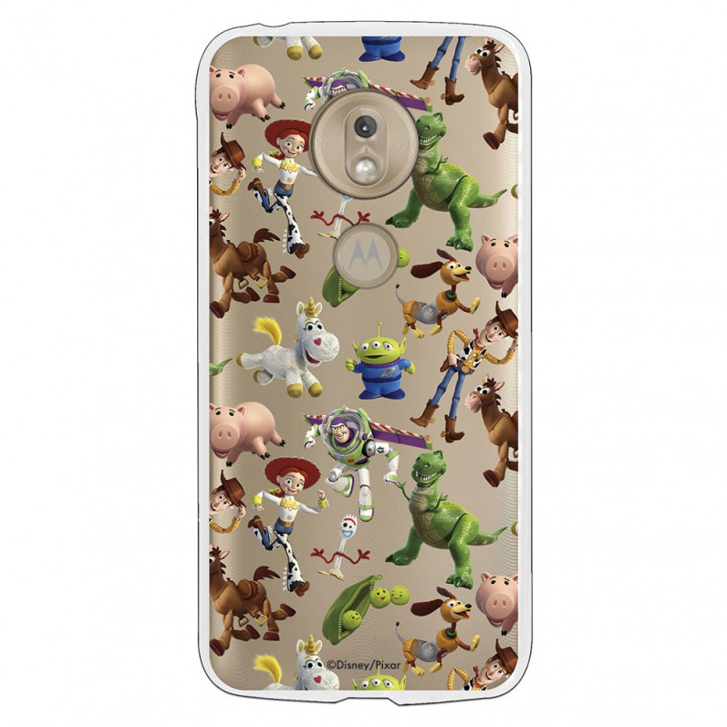 Officieel Disney Toy Story Silhouettes Transparant Hoesje - Toy Story voor Motorola Moto G7 Play