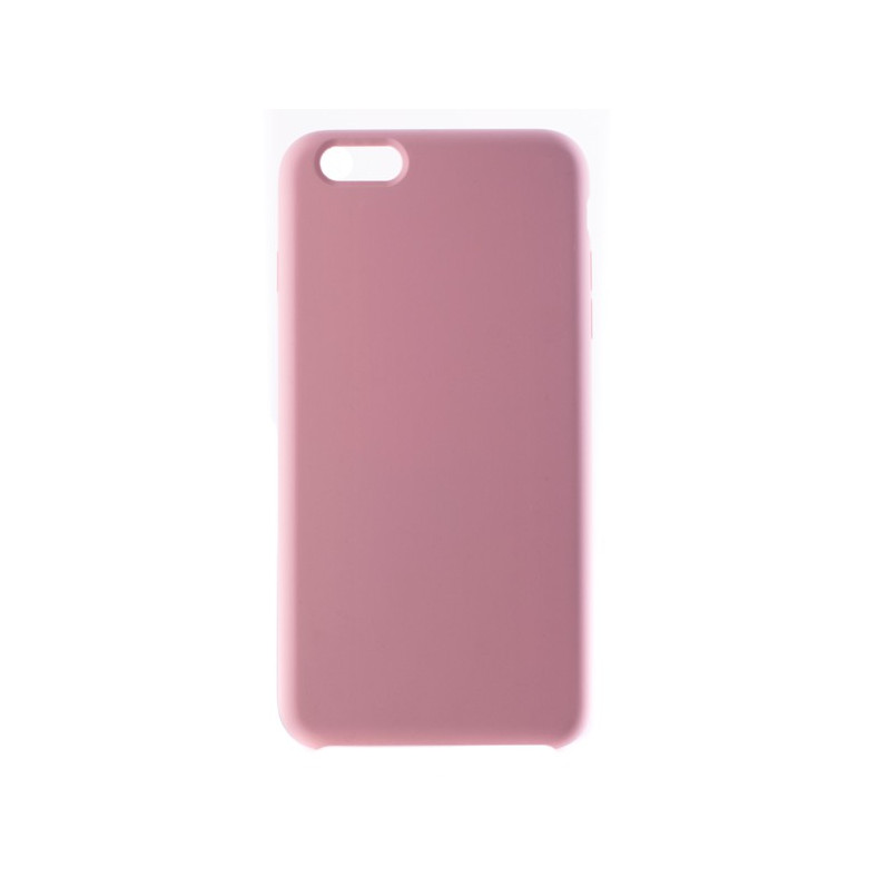 Roze leren hoesje iPhone 6S Plus