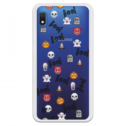 Carcasa Halloween Icons para Samsung Galaxy A10- La Casa de las Carcasas