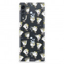 Funda para LG Velvet 5G Oficial de Disney Chip Potts Siluetas - La Bella y la Bestia