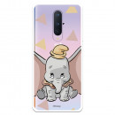 Funda para OnePlus 8 Oficial de Disney Dumbo Silueta Transparente - Dumbo