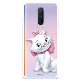 Funda para OnePlus 8 Oficial de Disney Marie Silueta - Los Aristogatos