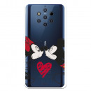 Funda para Nokia 9 Oficial de Disney Mickey y Minnie Beso - Clásicos Disney