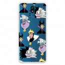 Funda para LG K40 Oficial de Disney Villanas Patrón - Villanas Disney