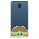 Funda para LG K30 Oficial de Star Wars Baby Yoda Sonrisas - The Mandalorian