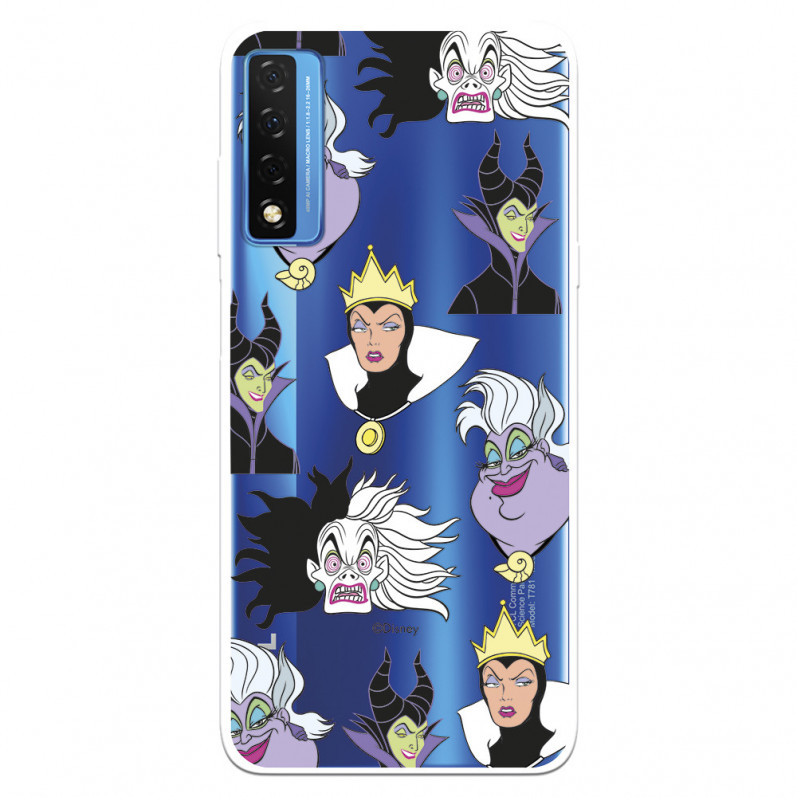 Funda para TCL 20 5G Oficial de Disney Villanas Patrón - Villanas Disney