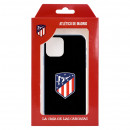 Atlético de Madrid Crest zwarte achtergrond iPhone 12 Pro Max -hoesje - Atlético de Madrid officiële licentie