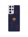 Coque pour Samsung Galaxy S21 Ultra du FC Barcelone "Mes que un Club"" - Licence Officielle du FC Barcelone"