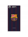 Coque pour Sony Xperia XZ1 du FC Barcelone Lignes Blaugrana - Licence Officielle du FC Barcelone