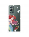 Funda para OnePlus 9 Pro Oficial de Disney Ariel y Sebastián Burbujas - La Sirenita