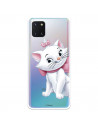 Funda para Samsung Galaxy Note10 Lite Oficial de Disney Marie Silueta - Los Aristogatos