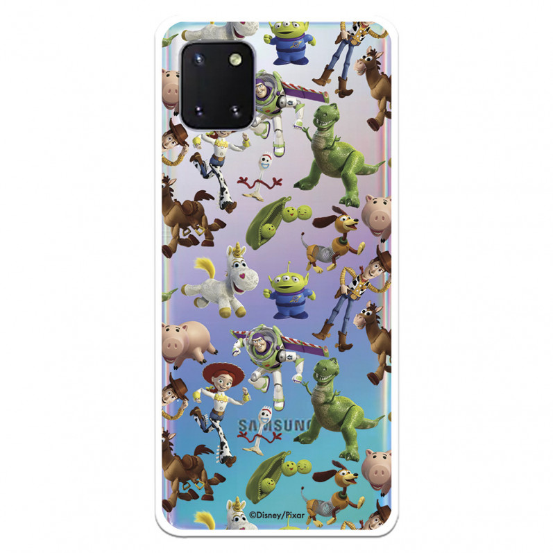 Funda para Samsung Galaxy Note10 Lite Oficial de Disney Muñecos Toy Story Siluetas - Toy Story