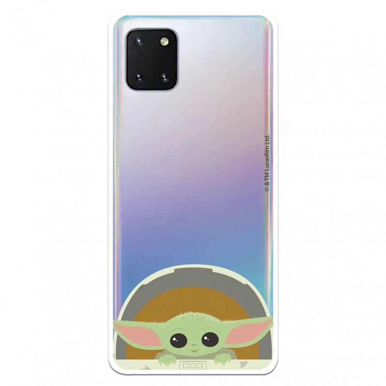 Funda para Samsung Galaxy Note10 Lite Oficial de Star Wars Baby Yoda Sonrisas - The Mandalorian