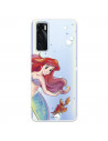 Funda para Vivo Y70 Oficial de Disney Ariel y Sebastián Burbujas - La Sirenita