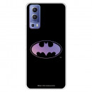 Funda para Vivo Y72 5G Oficial de DC Comics Batman Logo Transparente - DC Comics