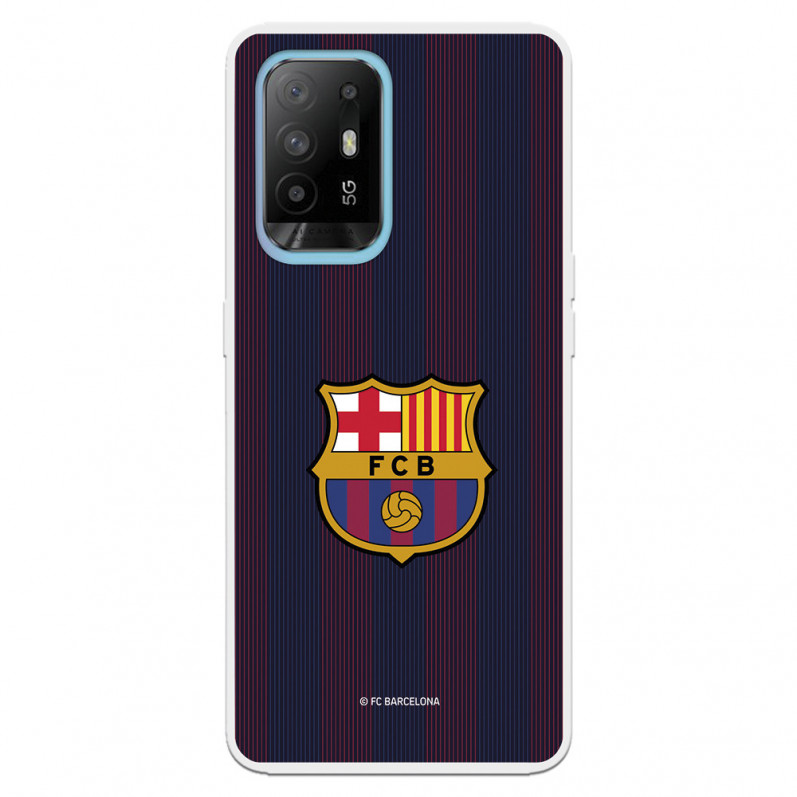 Fundaara Oppo A94 5G del Barcelona Rayas Blaugrana - Licencia Oficial FC Barcelona