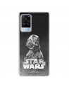 Funda para Vivo X60 Pro Oficial de Star Wars Darth Vader Fondo negro - Star Wars