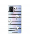 Funda para Vivo X60 Pro Oficial de Peanuts Snoopy rayas - Snoopy