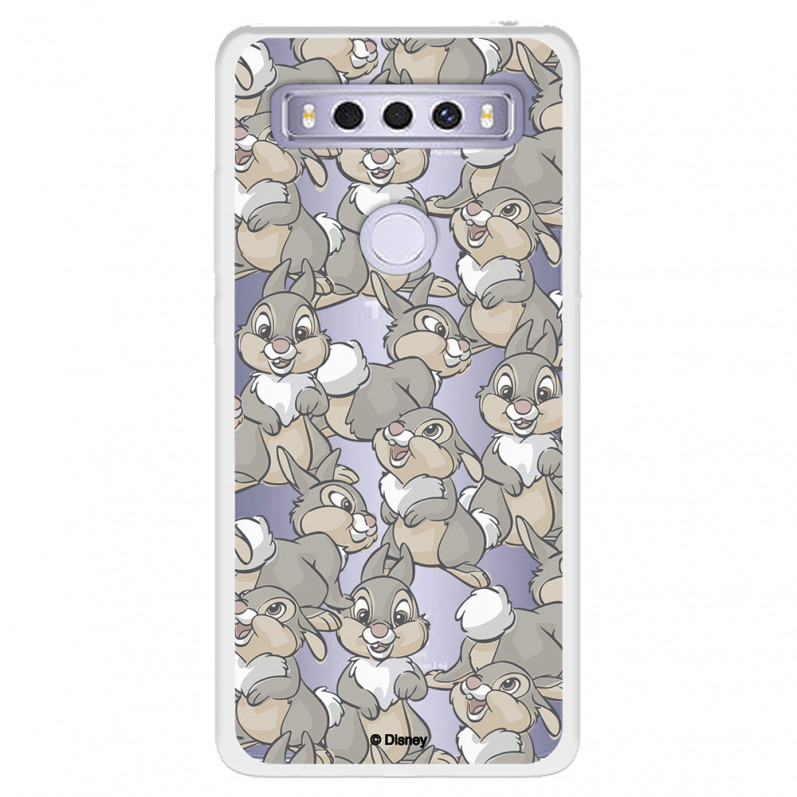 Funda para TCL 10 SE Oficial de Disney Tambor Patrones - Bambi