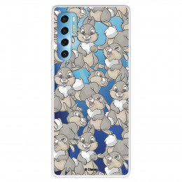 Funda para TCL 20 Pro 5G Oficial de Disney Tambor Patrones - Bambi