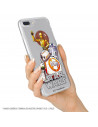 Funda para Samsung Galaxy M12 Oficial de Star Wars Personajes Robots - Star Wars