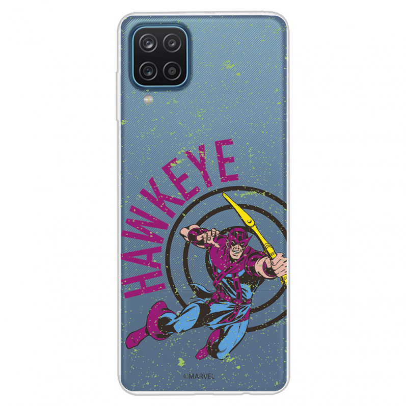 Funda para Samsung Galaxy M12 Oficial de Marvel Hawkeye Color Transparente - Marvel