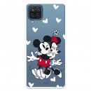 Funda para Samsung Galaxy M12 Oficial de Disney Mickey y Minnie Classic Love - Clásicos Disney