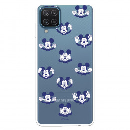 Funda para Samsung Galaxy M12 Oficial de Disney Mickey Patrón Muecas - Clásicos Disney