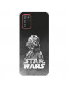 Funda para Samsung Galaxy A03s Oficial de Star Wars Darth Vader Fondo negro - Star Wars